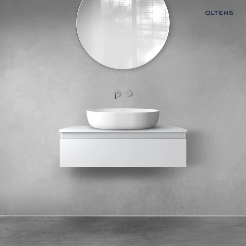 Oltens Vernal szafka 80 cm podumywalkowa wisząca szary mat 60010700