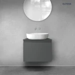 Oltens Vernal szafka 60 cm podumywalkowa wisząca grafit mat 60013400