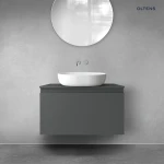Oltens Vernal szafka 80 cm podumywalkowa wisząca grafit mat 60014400