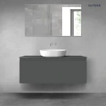 Oltens Vernal szafka 120 cm podumywalkowa wisząca grafit mat 60016400