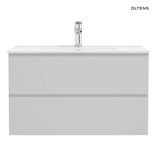 Oltens Vernal umywalka z szafką 60 cm szary mat 68000700