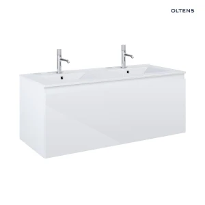 Oltens Vernal umywalka z szafką 120 cm biały połysk 68034000