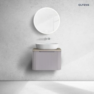 Oltens Hamnes szafka 60 cm podumywalkowa wisząca z blatem kaszmir/dąb 68668900