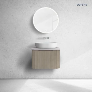 Oltens Hamnes szafka 60 cm podumywalkowa wisząca z blatem dąb/kaszmir 68668060