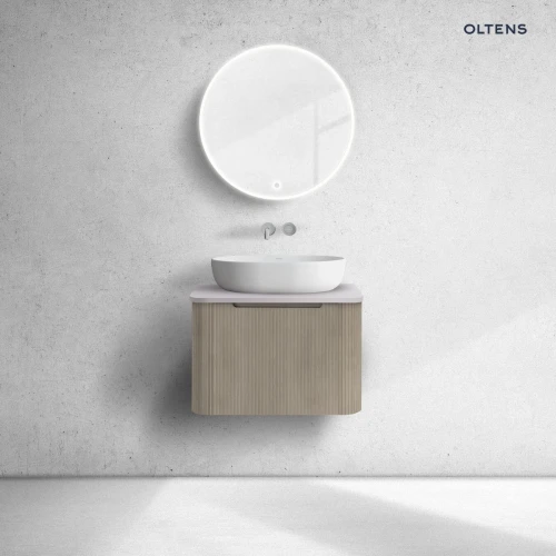 Oltens Hamnes szafka 60 cm podumywalkowa wisząca z blatem dąb/kaszmir 68668060