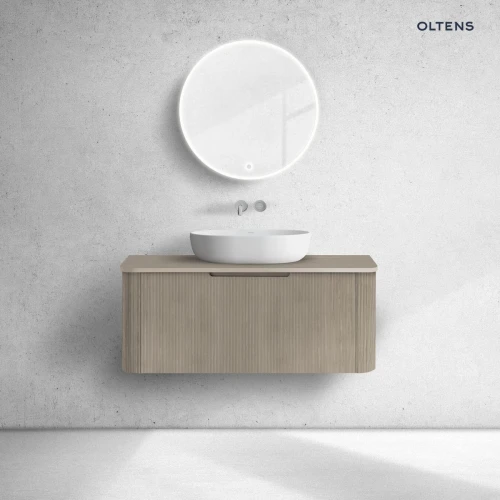 Oltens Hamnes szafka 100 cm podumywalkowa wisząca z blatem dąb 68673060
