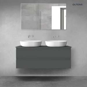 Oltens Vernal szafka 120 cm podumywalkowa wisząca grafit mat 60019400