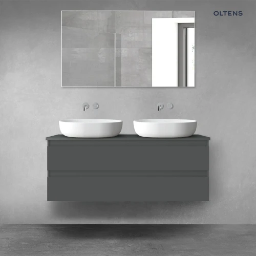 Oltens Vernal szafka 120 cm podumywalkowa wisząca grafit mat 60019400