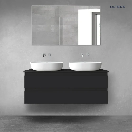 Oltens Vernal szafka 120 cm podumywalkowa wisząca czarny mat 60019300