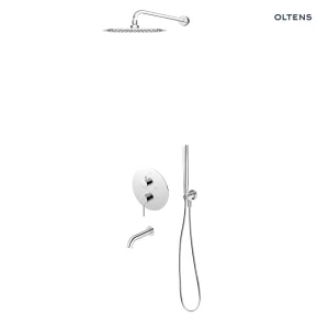 Zestaw Oltens Rann zestaw wannowo-prysznicowy podtynkowy chrom 36633100