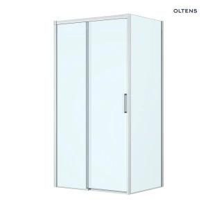 Oltens Breda kabina prysznicowa 110x90 cm prostokątna chrom/szkło przezroczyste 20225100