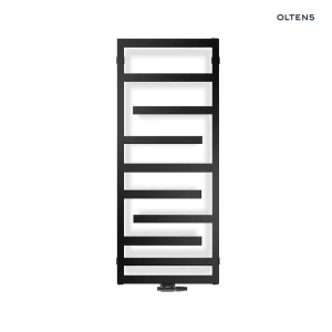 Oltens Flamma grzejnik łazienkowy 121x50 czarny mat 55015300