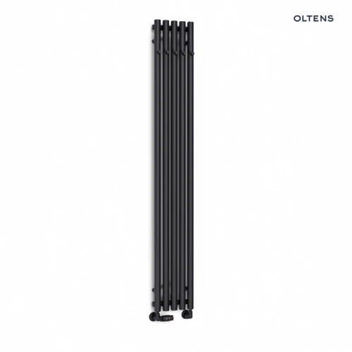 Oltens Stang grzejnik łazienkowy 180x26 cm czarny mat  55017300