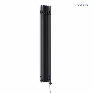 Oltens Stang (e) grzejnik łazienkowy 180x26 cm elektryczny czarny mat 55117300