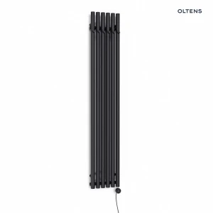 Oltens Stang (e) grzejnik łazienkowy 180x31,5 cm elektryczny czarny mat 55118300