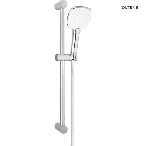 Oltens Driva EasyClick (S) Alling 60 zestaw prysznicowy chrom/biały 36002110