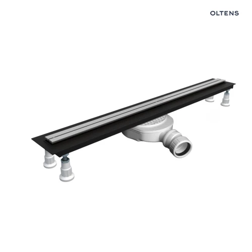 Oltens Langan Slim odpływ prysznicowy liniowy 90 cm chrom/stal nierdzewna 30012100