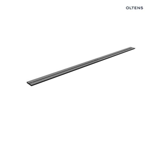 Oltens Langan Slim 60 maskownica odpływu prysznicowego liniowego grafit połysk/grafit szczotkowany 30017400