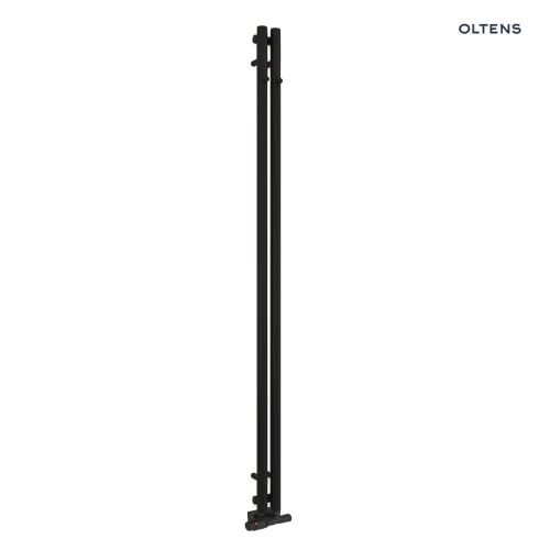 Oltens Stang grzejnik łazienkowy 180x9,5 cm czarny mat 55010300