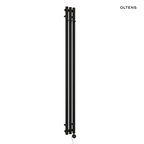 Oltens Stang (e) grzejnik łazienkowy 180x15 cm elektryczny czarny mat 55111300