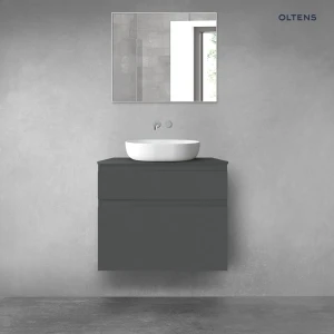 Oltens Vernal zestaw mebli łazienkowych 80 cm z blatem grafit mat 68219400