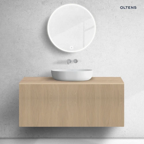 Oltens Lun szafka podumywalkowa 120 cm dąb ryflowana 60030060