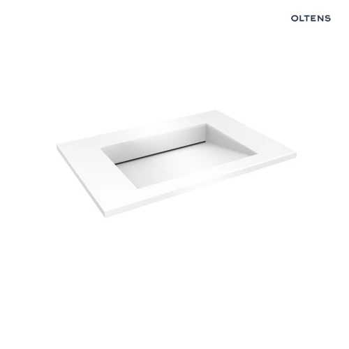 Oltens Stila umywalka 80x45 cm meblowa LavaForm biały połysk 40201000