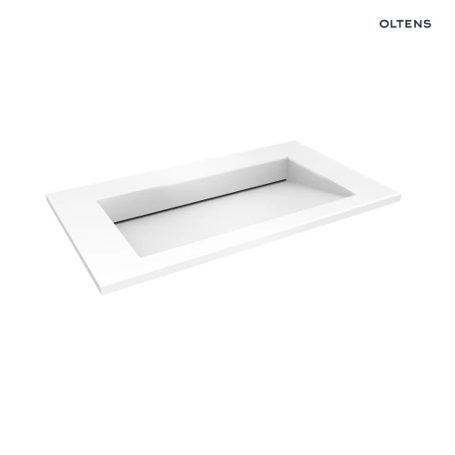 Oltens Stila umywalka 120x45 cm meblowa LavaForm biały połysk 40204000