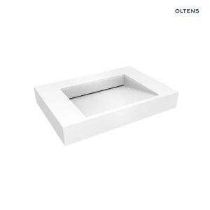 Oltens Stila umywalka 80x45 cm ścienna LavaForm biały połysk 40001000