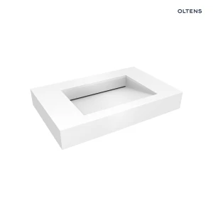 Oltens Stila umywalka 90x45 cm ścienna LavaForm biały połysk 40002000