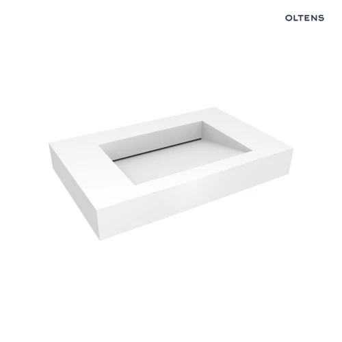 Oltens Stila umywalka 90x45 cm ścienna LavaForm biały mat 40002900