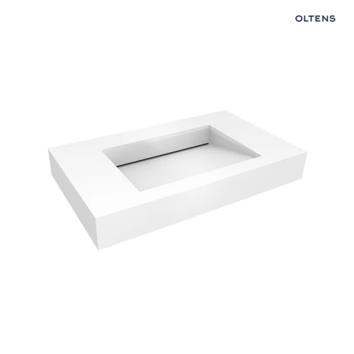 Oltens Stila umywalka 100x45 cm ścienna LavaForm biały połysk 40003000