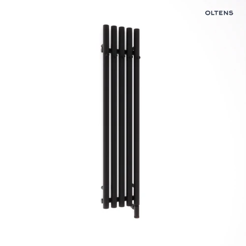 Oltens Stang (e) grzejnik łazienkowy 120x26 cm czarny mat 55133300
