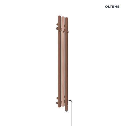Oltens Stang (e) grzejnik elektryczny 120x15 cm miedź szczotkowana 55131610