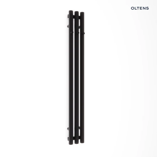 Oltens Stang grzejnik łazienkowy 120x15 cm czarny mat 55031300