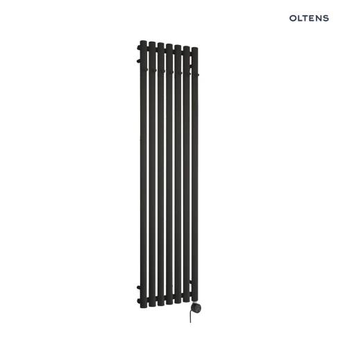 Oltens Stang (e) grzejnik elektryczny 150x37 cm czarny mat 55128300