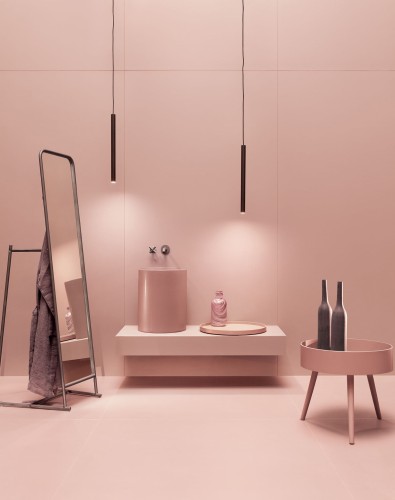  Tubądzin Cielo e Terra Polvere 59,8x59,8 cm, Gat. I - odcień różu, płytki podłogowe pastelowe