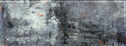 Tubądzin Grunge blue B 32,8x89,8 dekor szklany