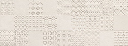 Tubądzin Integrally light grey 32,8x89,8,  Gat.1 -Dekor ścienny, jasnoszare płytki patchworkowe
